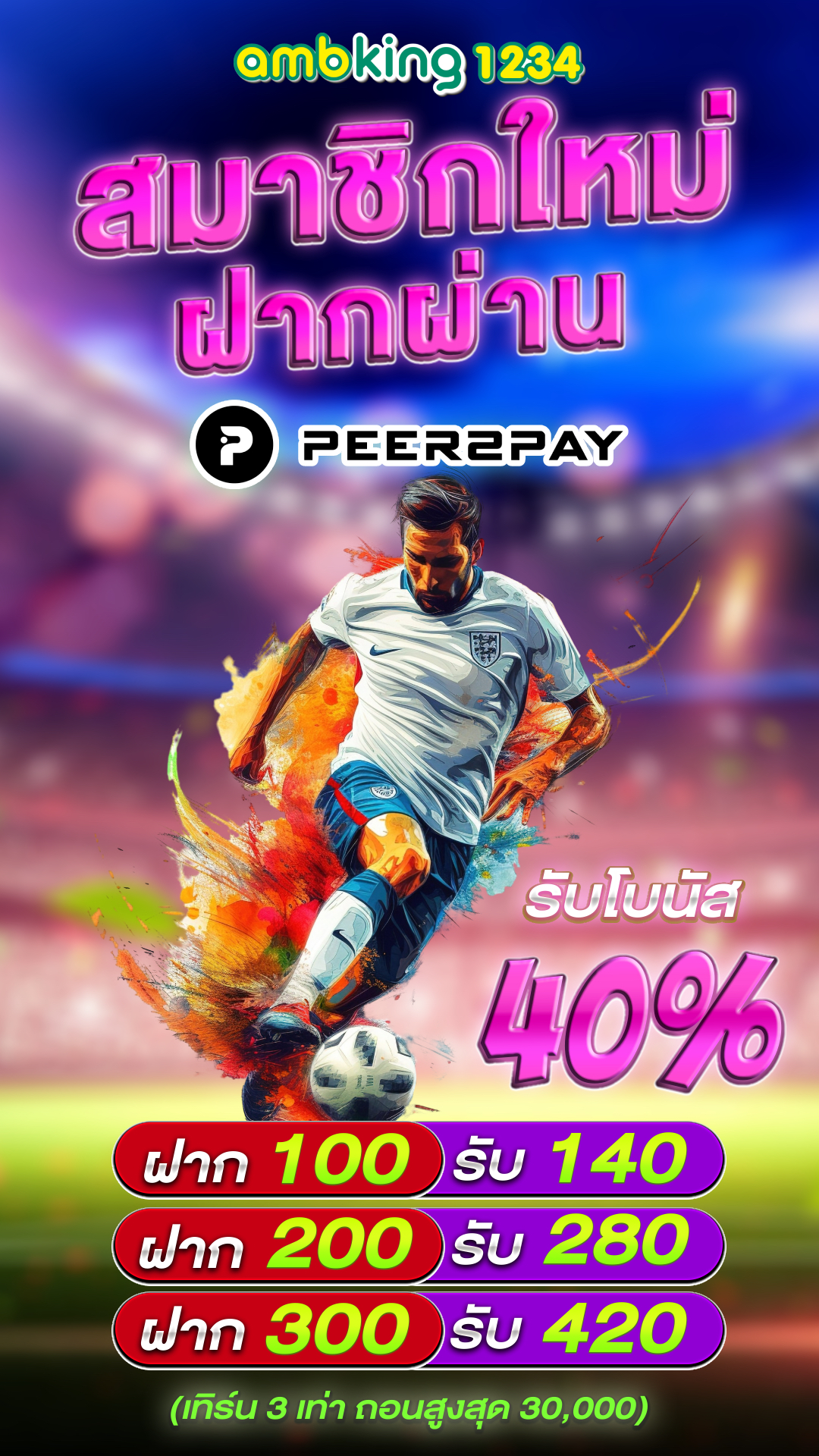 เว็บคนเล่นเยอะที่สุด - แบนเนอร์โปรโมชั่น