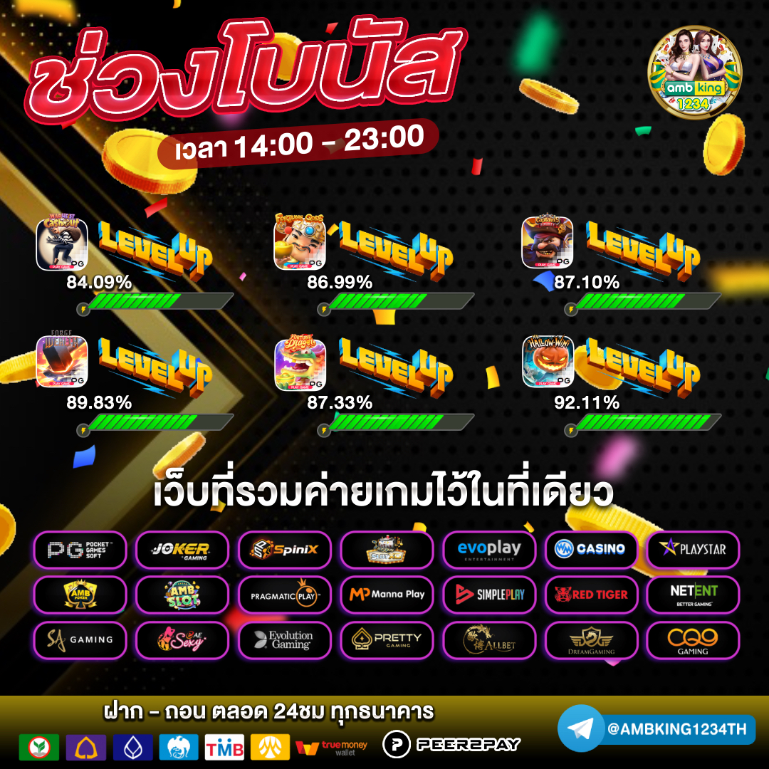 สล็อตออนไลน์ ใหม่ๆ - แบนเนอร์โปรโมชั่น